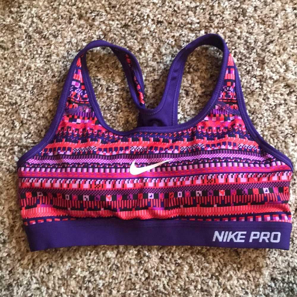 Patterned Nike Sports bra